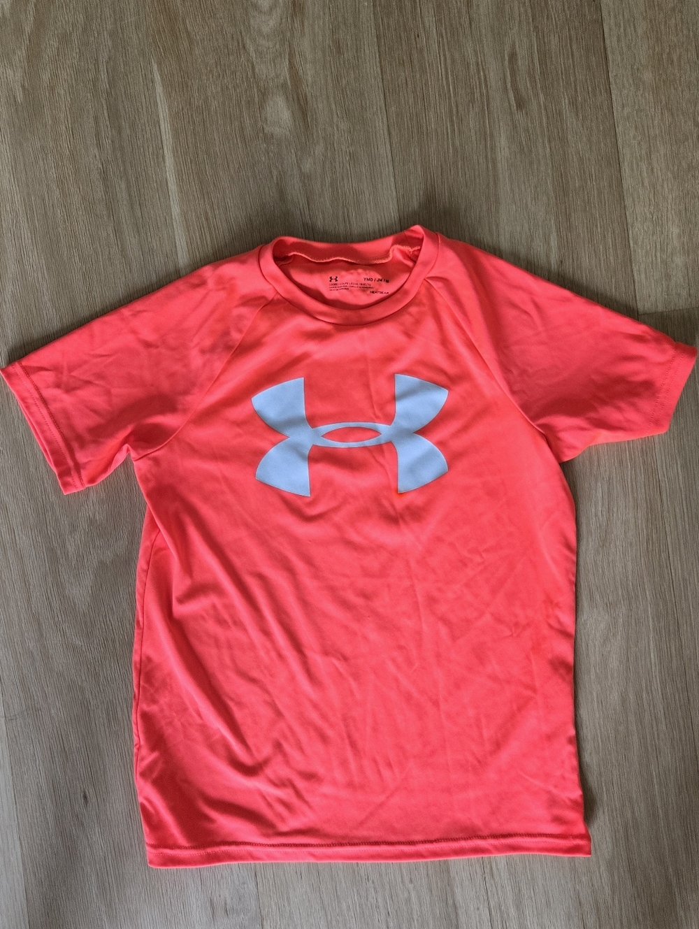 Under Armour Kids Neon Coral Tee